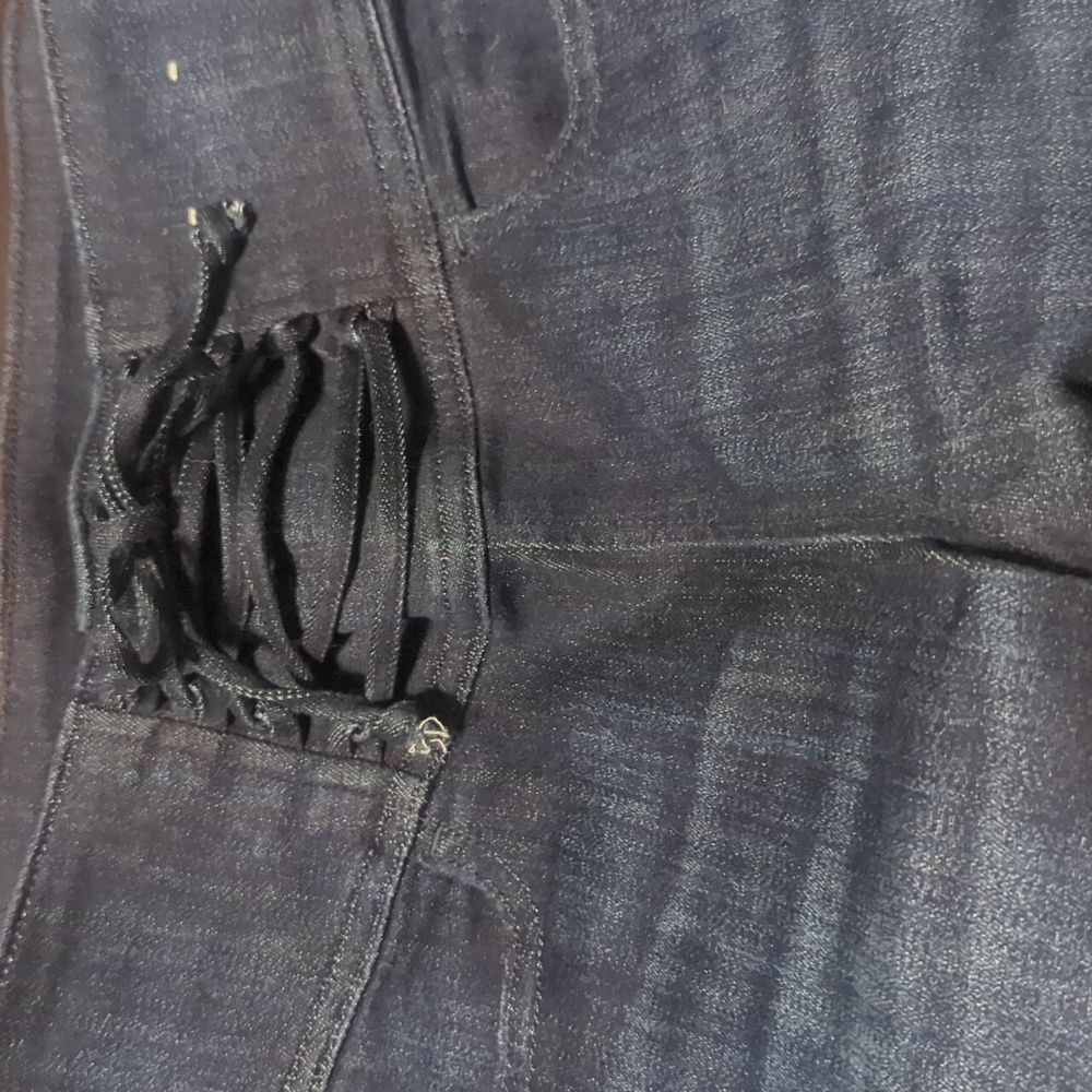 Express corset lace up skinny jeans - Picture 10 of 13